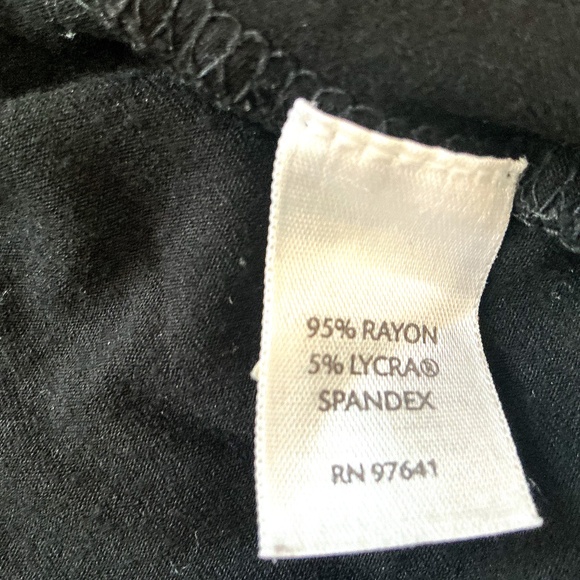 J. JILL Sretch Pants Black Medium Petite - Picture 4 of 4